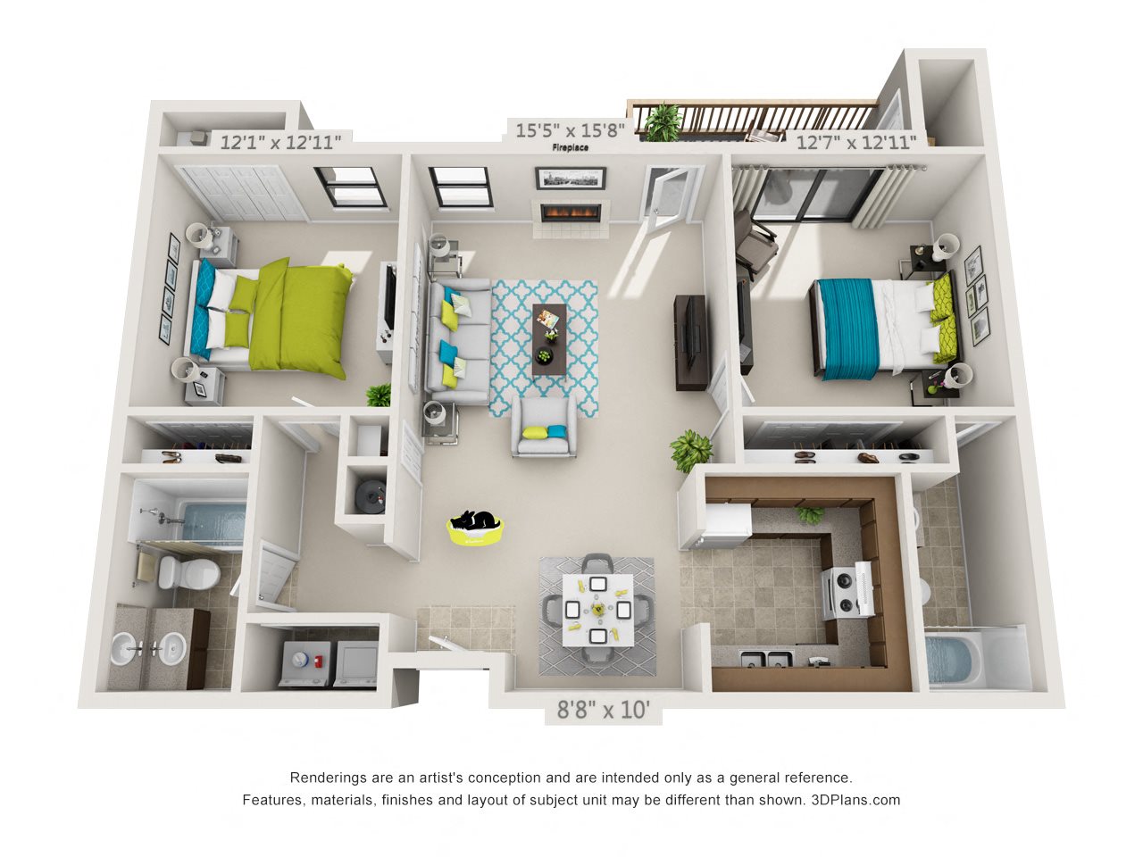 Apartments for Rent Greensboro, NC Hawthorne at Oak Ridge